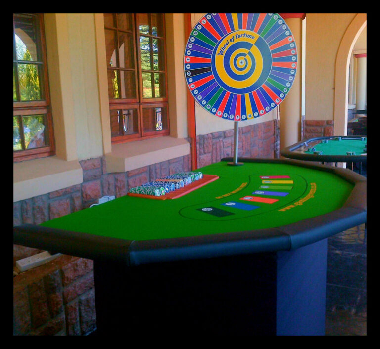 hire a wheel of fortune table