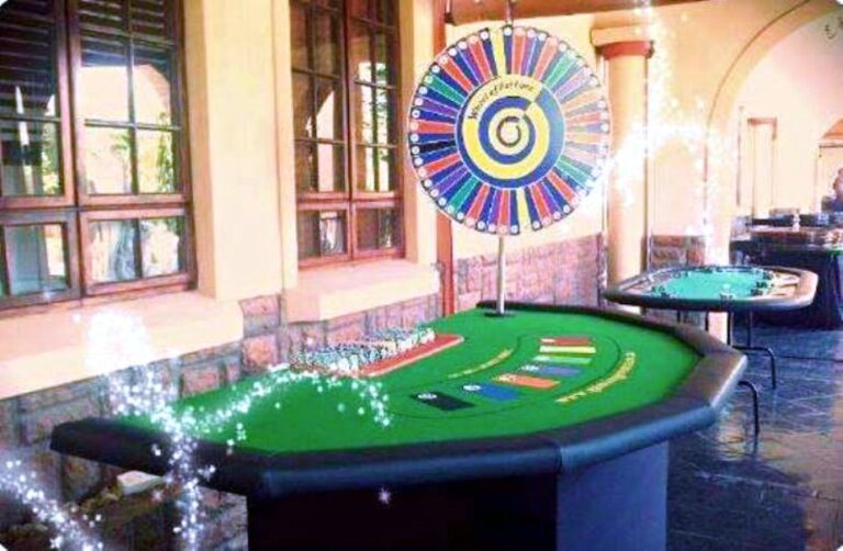 hire a wheel of fortune table